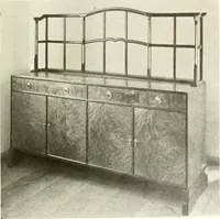 An illustration from The practical book of furnishing the small house and apartment (1922)