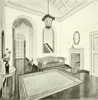 An illustration from The practical book of furnishing the small house and apartment (1922)