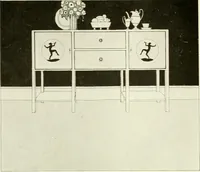 An illustration from The practical book of furnishing the small house and apartment (1922)