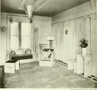 An illustration from The practical book of furnishing the small house and apartment (1922)