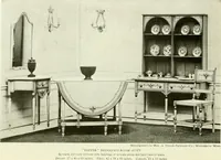 An illustration from The practical book of furnishing the small house and apartment (1922)