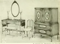 An illustration from The practical book of furnishing the small house and apartment (1922)