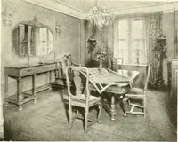 An illustration from The practical book of furnishing the small house and apartment (1922)
