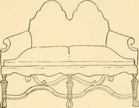 An illustration from The practical book of period furniture, treating of furniture of the English, American colonial and post-colonial and principal French periods (1914)