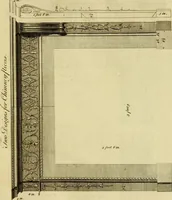 An illustration from Practical builder, or, Workman's general assistant, shewing the most approved and easy methods for drawing and working the whole or separate part of any building ... rules of carpentry ... the proportion of the five orders ... with plans and elevations of gentlemens and farm-houses, yards, barns, (1774)