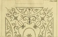 An illustration from Practical builder, or, Workman's general assistant, shewing the most approved and easy methods for drawing and working the whole or separate part of any building ... rules of carpentry ... the proportion of the five orders ... with plans and elevations of gentlemens and farm-houses, yards, barns, (1774)