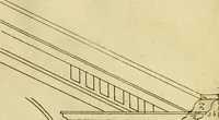 An illustration from Practical builder, or, Workman's general assistant, shewing the most approved and easy methods for drawing and working the whole or separate part of any building ... rules of carpentry ... the proportion of the five orders ... with plans and elevations of gentlemens and farm-houses, yards, barns, (1774)