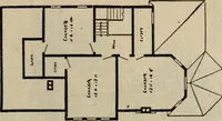 Picture 103 of 721 from Practical bungalows and cottages for town and country, perspective views and floor plans for three hundred low and medium priced houses and bungalows .. (1916), leaf 100
