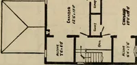 An illustration from Practical bungalows and cottages for town and country, perspective views and floor plans for three hundred low and medium priced houses and bungalows .. (1916)