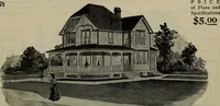 Picture 150 of 721 from Practical bungalows and cottages for town and country, perspective views and floor plans for three hundred low and medium priced houses and bungalows .. (1916), leaf 135