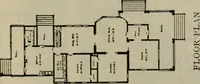 An illustration from Practical bungalows and cottages for town and country, perspective views and floor plans for three hundred low and medium priced houses and bungalows .. (1916)