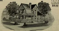 Picture 175 of 721 from Practical bungalows and cottages for town and country, perspective views and floor plans for three hundred low and medium priced houses and bungalows .. (1916), leaf 157