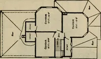 Picture 176 of 721 from Practical bungalows and cottages for town and country, perspective views and floor plans for three hundred low and medium priced houses and bungalows .. (1916), leaf 158