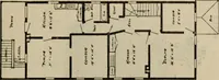 An illustration from Practical bungalows and cottages for town and country, perspective views and floor plans for three hundred low and medium priced houses and bungalows .. (1916)