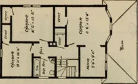 Picture 214 of 721 from Practical bungalows and cottages for town and country, perspective views and floor plans for three hundred low and medium priced houses and bungalows .. (1916), leaf 190