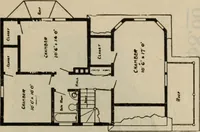 Picture 229 of 721 from Practical bungalows and cottages for town and country, perspective views and floor plans for three hundred low and medium priced houses and bungalows .. (1916), leaf 200