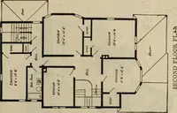 Picture 232 of 721 from Practical bungalows and cottages for town and country, perspective views and floor plans for three hundred low and medium priced houses and bungalows .. (1916), leaf 202