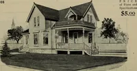 Picture 234 of 721 from Practical bungalows and cottages for town and country, perspective views and floor plans for three hundred low and medium priced houses and bungalows .. (1916), leaf 203