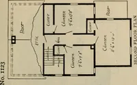 Picture 240 of 721 from Practical bungalows and cottages for town and country, perspective views and floor plans for three hundred low and medium priced houses and bungalows .. (1916), leaf 208