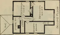 Picture 252 of 721 from Practical bungalows and cottages for town and country, perspective views and floor plans for three hundred low and medium priced houses and bungalows .. (1916), leaf 216