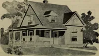 Picture 254 of 721 from Practical bungalows and cottages for town and country, perspective views and floor plans for three hundred low and medium priced houses and bungalows .. (1916), leaf 217