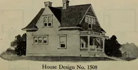 Picture 261 of 721 from Practical bungalows and cottages for town and country, perspective views and floor plans for three hundred low and medium priced houses and bungalows .. (1916), leaf 223