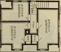 Picture 277 of 721 from Practical bungalows and cottages for town and country, perspective views and floor plans for three hundred low and medium priced houses and bungalows .. (1916), leaf 236