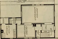 An illustration from Practical bungalows and cottages for town and country, perspective views and floor plans for three hundred low and medium priced houses and bungalows .. (1916)