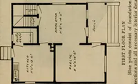 Picture 8 of 721 from Practical bungalows and cottages for town and country, perspective views and floor plans for three hundred low and medium priced houses and bungalows .. (1916), leaf 26