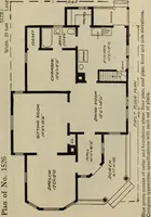 Picture 313 of 721 from Practical bungalows and cottages for town and country, perspective views and floor plans for three hundred low and medium priced houses and bungalows .. (1916), leaf 260