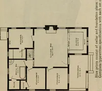 Picture 315 of 721 from Practical bungalows and cottages for town and country, perspective views and floor plans for three hundred low and medium priced houses and bungalows .. (1916), leaf 262
