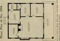 Picture 319 of 721 from Practical bungalows and cottages for town and country, perspective views and floor plans for three hundred low and medium priced houses and bungalows .. (1916), leaf 266