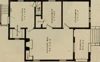 An illustration from Practical bungalows and cottages for town and country, perspective views and floor plans for three hundred low and medium priced houses and bungalows .. (1916)