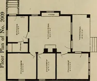 Picture 329 of 721 from Practical bungalows and cottages for town and country, perspective views and floor plans for three hundred low and medium priced houses and bungalows .. (1916), leaf 276