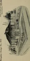 An illustration from Practical bungalows and cottages for town and country, perspective views and floor plans for three hundred low and medium priced houses and bungalows .. (1916)