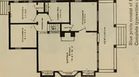 An illustration from Practical bungalows and cottages for town and country, perspective views and floor plans for three hundred low and medium priced houses and bungalows .. (1916)