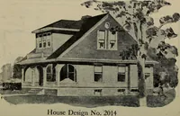 Picture 340 of 721 from Practical bungalows and cottages for town and country, perspective views and floor plans for three hundred low and medium priced houses and bungalows .. (1916), leaf 285