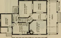 Picture 372 of 721 from Practical bungalows and cottages for town and country, perspective views and floor plans for three hundred low and medium priced houses and bungalows .. (1916), leaf 308