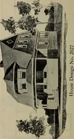 Picture 373 of 721 from Practical bungalows and cottages for town and country, perspective views and floor plans for three hundred low and medium priced houses and bungalows .. (1916), leaf 309