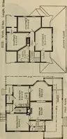 Picture 379 of 721 from Practical bungalows and cottages for town and country, perspective views and floor plans for three hundred low and medium priced houses and bungalows .. (1916), leaf 314