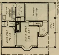 Picture 396 of 721 from Practical bungalows and cottages for town and country, perspective views and floor plans for three hundred low and medium priced houses and bungalows .. (1916), leaf 328