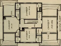 Picture 398 of 721 from Practical bungalows and cottages for town and country, perspective views and floor plans for three hundred low and medium priced houses and bungalows .. (1916), leaf 330
