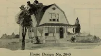 Picture 402 of 721 from Practical bungalows and cottages for town and country, perspective views and floor plans for three hundred low and medium priced houses and bungalows .. (1916), leaf 333