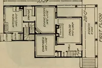 Picture 418 of 721 from Practical bungalows and cottages for town and country, perspective views and floor plans for three hundred low and medium priced houses and bungalows .. (1916), leaf 344