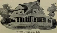 Picture 436 of 721 from Practical bungalows and cottages for town and country, perspective views and floor plans for three hundred low and medium priced houses and bungalows .. (1916), leaf 359