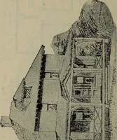 An illustration from Practical bungalows and cottages for town and country, perspective views and floor plans for three hundred low and medium priced houses and bungalows .. (1916)