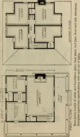 Picture 452 of 721 from Practical bungalows and cottages for town and country, perspective views and floor plans for three hundred low and medium priced houses and bungalows .. (1916), leaf 372