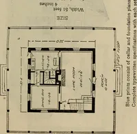 Picture 455 of 721 from Practical bungalows and cottages for town and country, perspective views and floor plans for three hundred low and medium priced houses and bungalows .. (1916), leaf 374