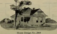 Picture 459 of 721 from Practical bungalows and cottages for town and country, perspective views and floor plans for three hundred low and medium priced houses and bungalows .. (1916), leaf 377