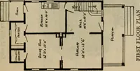 Picture 25 of 721 from Practical bungalows and cottages for town and country, perspective views and floor plans for three hundred low and medium priced houses and bungalows .. (1916), leaf 38